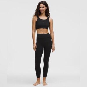Lululemon Groove No Line HR Tight 25" *heart size 6 black nwt